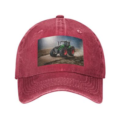 Fendt Tractor Washed Denim Cap Casual Baseball Caps Adjustable Hat Summer Unisex Baseball Hats