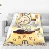 Chiikawas Usagi Cute Accessories Blanket Ultra Soft  Throw Blankets for Bed 50x60 Inches Multiple Sizes Bedding Throws