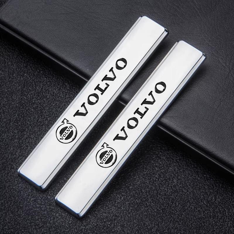 Car Emblem Leaf Metal Stickers Auto Decoration For Volvo XC90 V90 V60 XC60 V40 EC40 EX40 S80 S60 S90 C40 XC40 V70 XC70 C30 C70