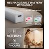 4pcs LED Motion Sensor Light Bar Magnetic Under Cabinet Sensor Light,Cool White/Warm Light Indoor Night Light for Kitchen,Stair