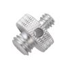1/4 Inch To 3/8 Inch Male Thrded Screw Mount Adapter for Tripod Camera Cage   Hd