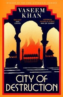 City of Destruction by Vaseem Khan Hardback Book 9781399707657