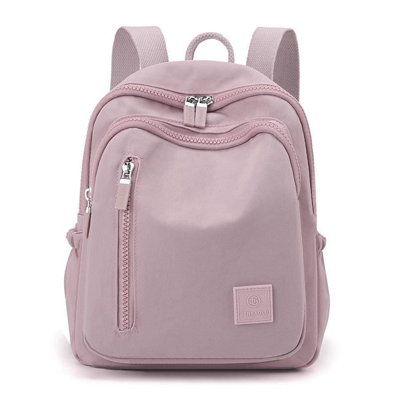 

Fashion Casual Multifunctional Women Backpack High Quality Fabric Female Travel Backpack Large Capacity Girls School Backpack фіолетовий