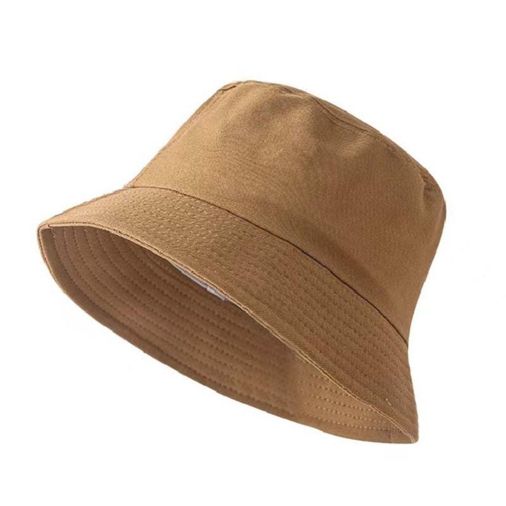 Cotton Candy Color Fishmen Hat UPF 50+ Wide Brim Sun Hat Lightweight Solid Color Bucket Hat  Summer