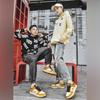 Four Seasons New Street Trend Shoes Fashion Couple Board Shoes High School Student Casual Shoes Men's Sports Shoes Women's Shoes Travel Shoes
