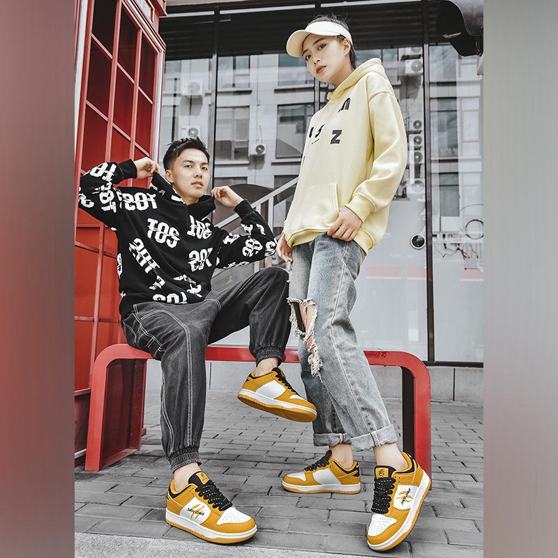 Four Seasons New Street Trend Shoes Fashion Couple Board Shoes High School Student Casual Shoes Men's Sports Shoes Women's Shoes Travel Shoes
