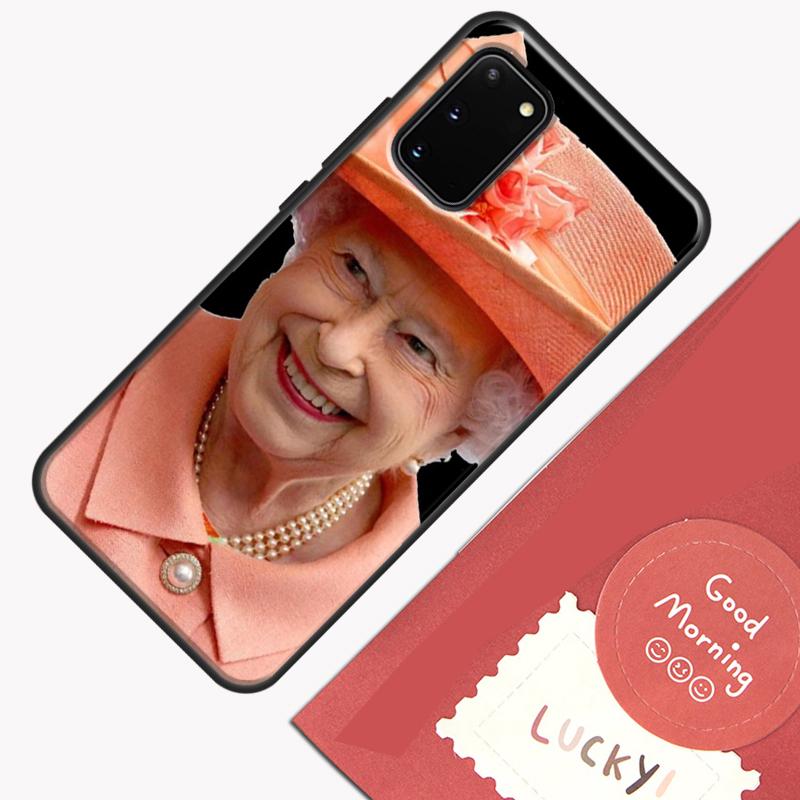 England Queen Elizabeth II Phone Case For Samsung Galaxy S24 S26 Ultra S20 S21 S22 S23 S25 Plus S10 S25 FE Cover Shell Galaxy S26