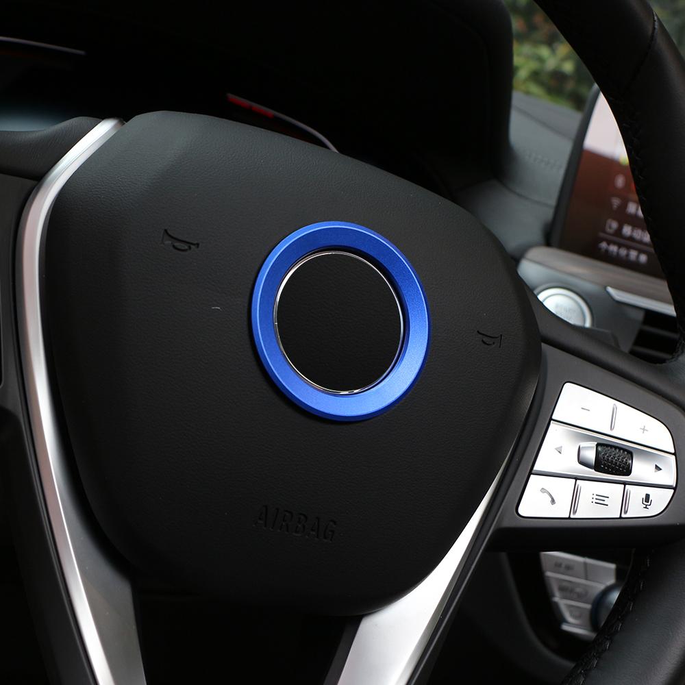 Car Steering Wheel Ring Circle Sticker Trim for BMW 1 2 3 5 Series 2011-2025 M3 M5 E36 E46 E60 E90 E92 F30 F31 F25 X1 F48 X3 X5
