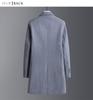 FHLHY Long Chesterfield Wool Business Jacket Men's Coat, Thick, Autumn/Winter