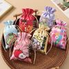 Cute Cartoon Print Brocade Sachet - Dragon Boat Festival Drawstring Pouch Ornament
