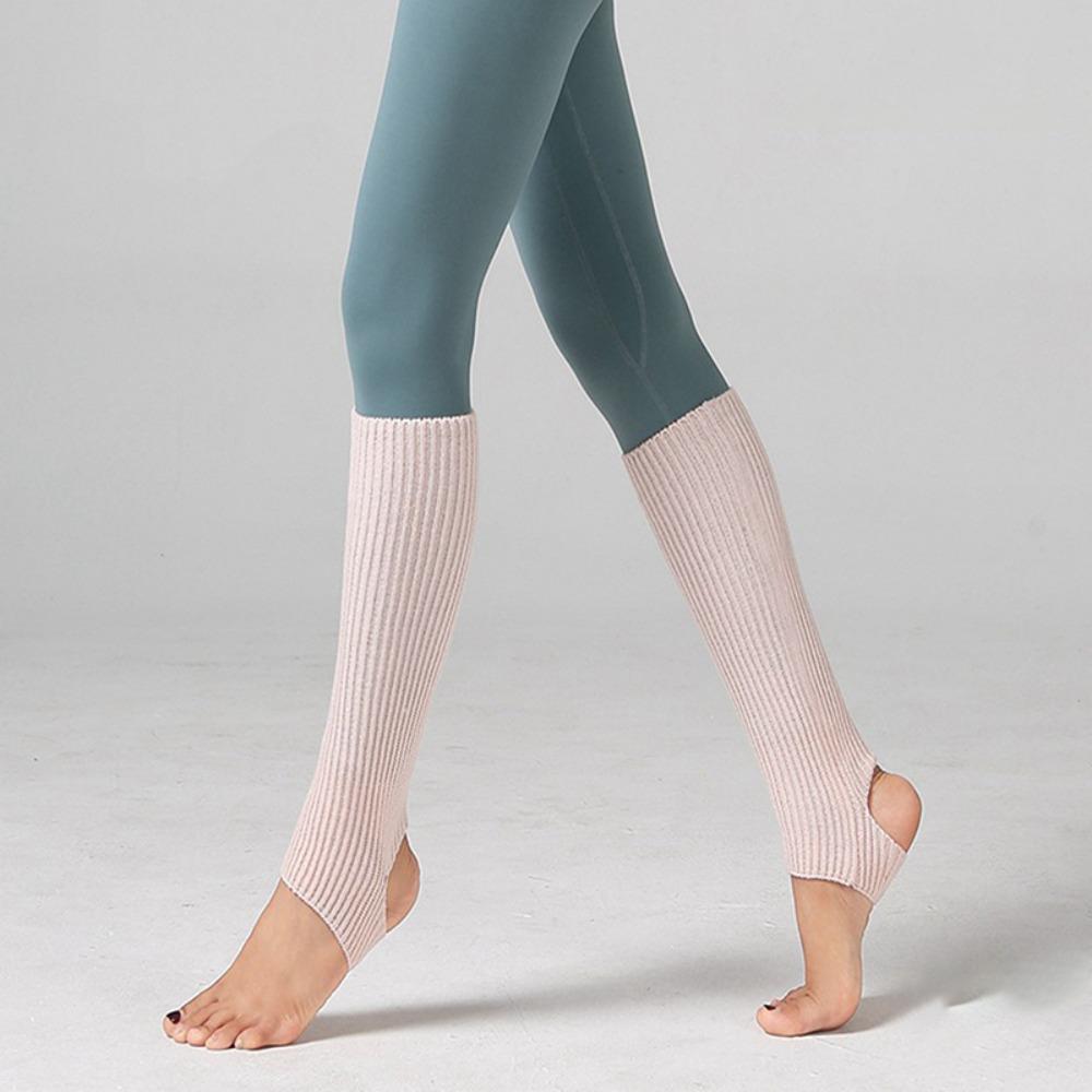 Long Section Ballet Leg Warmers Foot Covers Ballet Knitted Socks Latin Socks  Gym Fitness