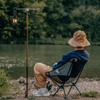 Portable Camping Folding Lamp Pole Lightweight Collapsible Aluminum Lantern Stand Outdoor Light