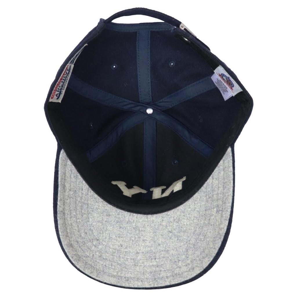 American Needle Wool Low Cap Men's Women's Archive Legend Negro League Logo Hat Baseball Reissue New York Black Yankees Navy Free Size