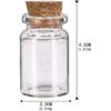 Ri - 10 Pcs Small Glass Bottles With Cork Lids, Mini Glass Bottles With Stoppers Empty Spell Jars Small Message Bottles Tiny Wishing Bottles Miniature