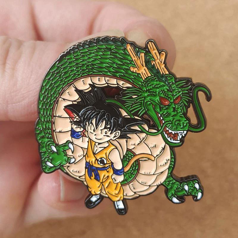 Anime Dragon Ball Enamel Pins Cute Goku Vegeta IV Piccolo Brooch Backpack Clothing Jewelry Metal Badge Accessories Gifts