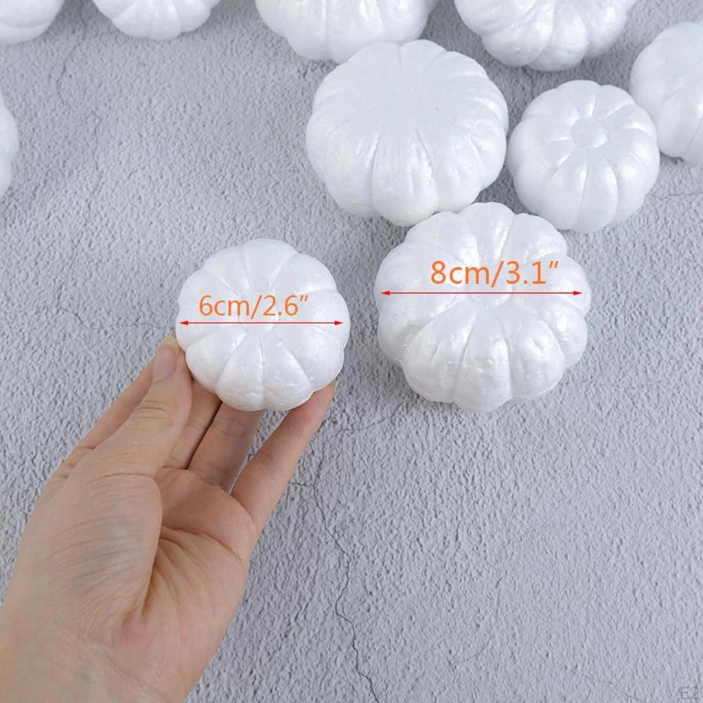 20Pcs Artificial Pumpkins Harvest Fall for Halloween Garden Decoration
