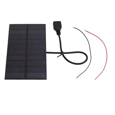 1,5 W 5 V monokrystaliczne krzemowe panele słoneczne DIY z interfejsem USB Elastyczny mini panel słoneczny