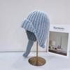 25 Early autumn new autumn and winter cute ear protection knitted hat women's thermal insulation and cold-resistant hat
