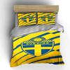 Swedish flag design pattern. Bedding sets Duvet cover sets Duvet covers Pillowcases(1* Duvet Cover 2* Pillowcases without duvet insert)