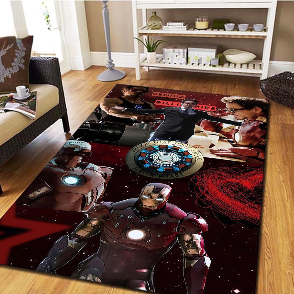 

Iron Man Home Decor Carpet, Bedroom Floor Rug, Digital Printing Movie Mat, Large Size Play Mat -HYQ33 60x90cm