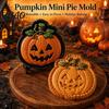 Halloween Cookie Cutters for Pastry Mini Pie Press Mold, Hand Cutter Holiday Baking, Molds Baking Party DIY Dessert Tool, Non-Stick Mold Kids Kitchen