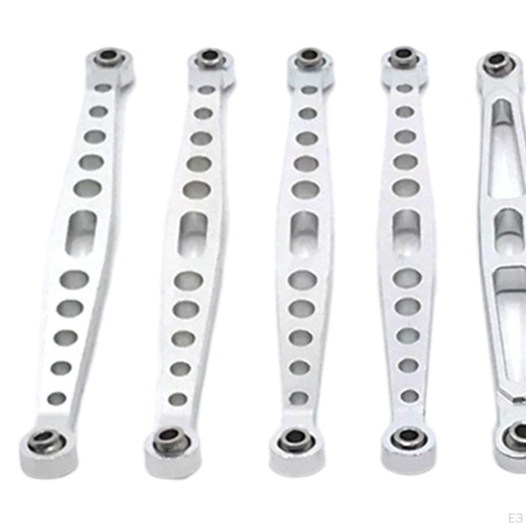 8 Pieces 1:10 RC Steering age Servo Pull Rod Upgrade for ZP1002 ZP1003 ZP1004 Car Model Buggy