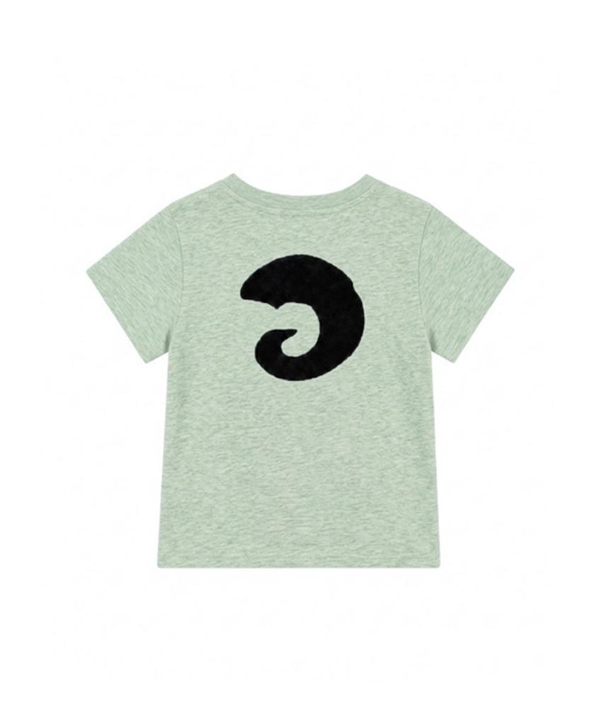 Tansanmageunesyum Horn Applique T-Shirt (Mint Melange)