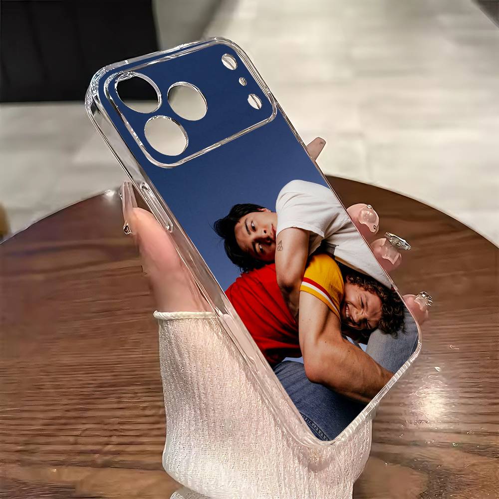 H-Heated Rivalry Phone Case For iPhone 17 16 15 14 13 12 11 Mini Pro Max Plus Transparent Cover