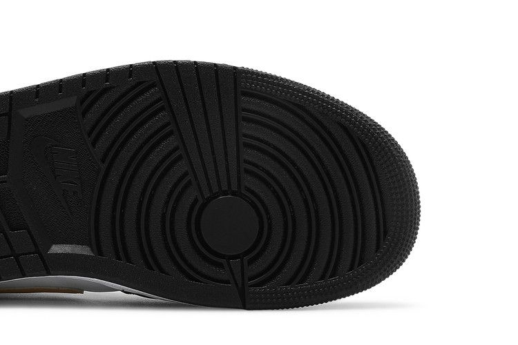 Jordan 1 Mid White Pollen Black