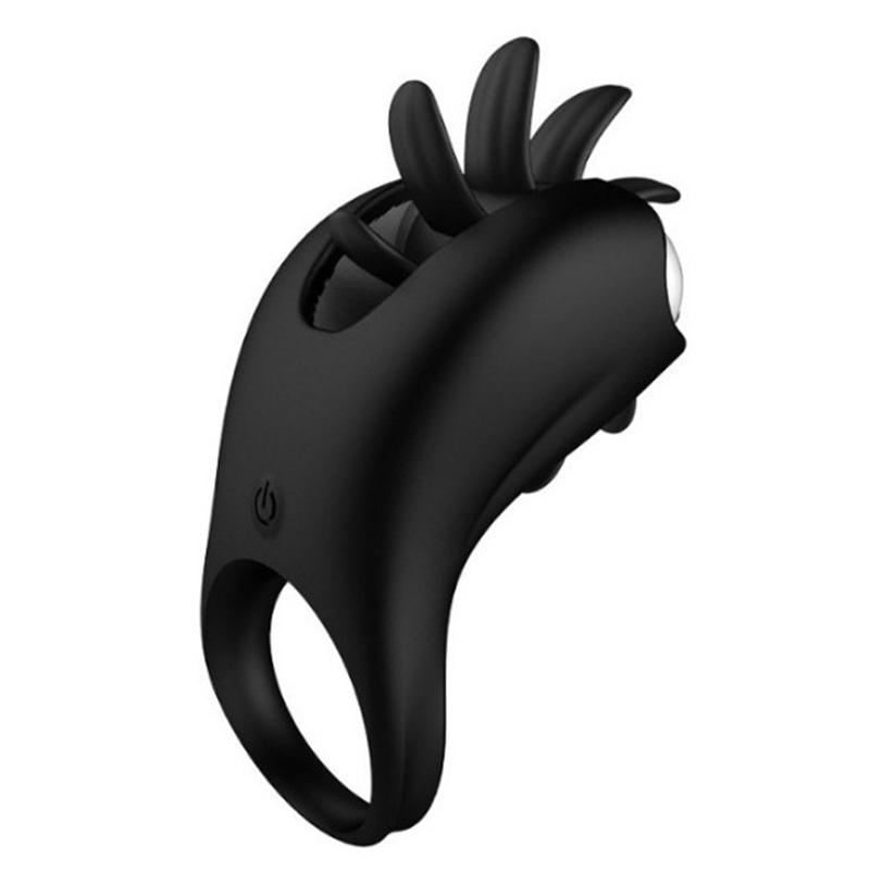 Rotation Oral Tongue Licking Vibrator Vagina Clitoris Stimulate Sex Toys For Couples Flirt Penis Vibrator Ring