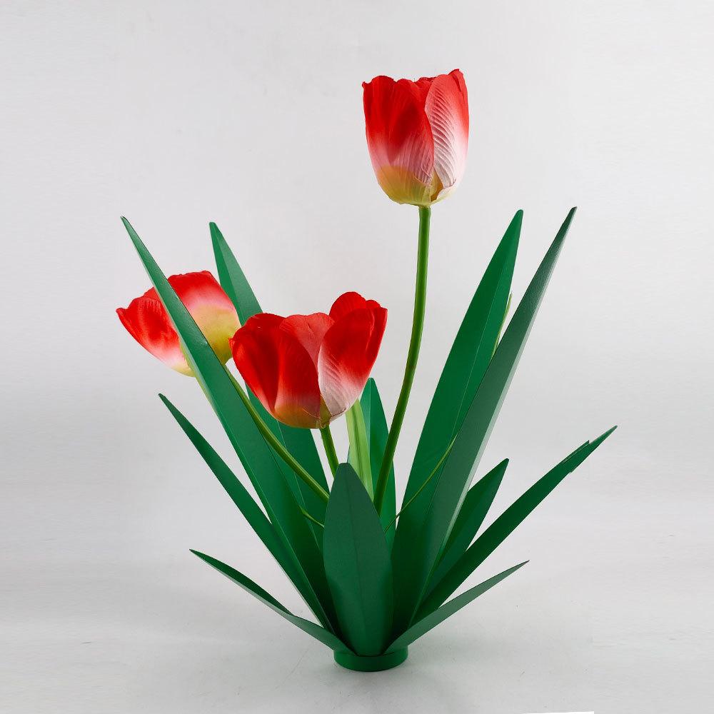 Metal Agave Plant Outdoor Garden Decoration Daffodils Flowers Mexican Yard Art Daffodils Flowers Decorative Garden Gift