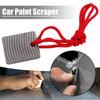 Car Paint Flow Scraper Tool Car Polishing Point Repair Super Hard Remove Sagging Stains Spray Paint Blade Car Paint Scraper