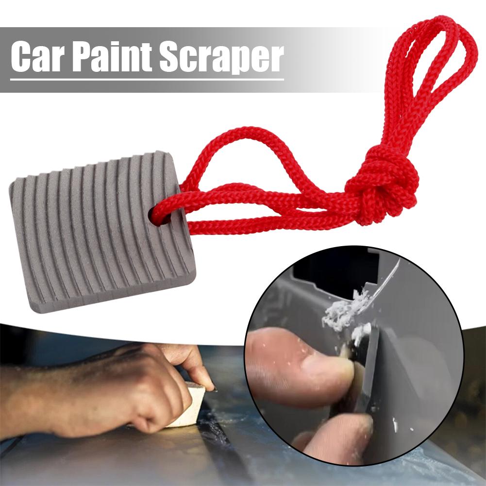 Car Paint Flow Scraper Tool Car Polishing Point Repair Super Hard Remove Sagging Stains Spray Paint Blade Car Paint Scraper