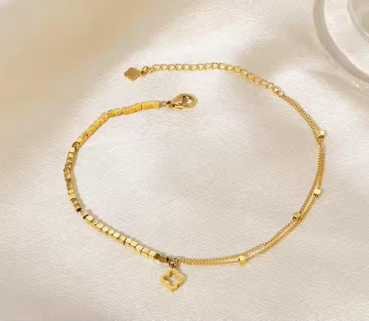 Titanium steel bracelet золотой