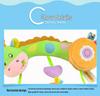 Happy Monkey Teether & Rattle Plush Crib Toy