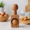 Walnut Cracker Manual Wooden Walnut Cracker Nut Clip Portable Sheller Opener for Hazelnuts Pecans Chestnuts Daily Cooking Snacks