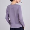 Tencel Linen Mask Air Feeling Long Sleeve Women's New Simple Casual and Thin Skin-friendly Top