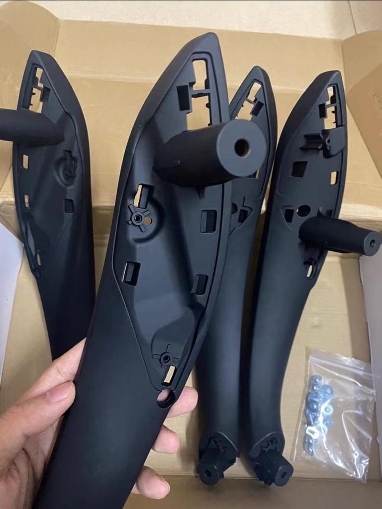 Upgraded ABS Non Sticky Car Inner Handle Black Interior Door Handles Door Panel Pull Trim Cover for BMW F30 F80 F31 F32 F34 F35