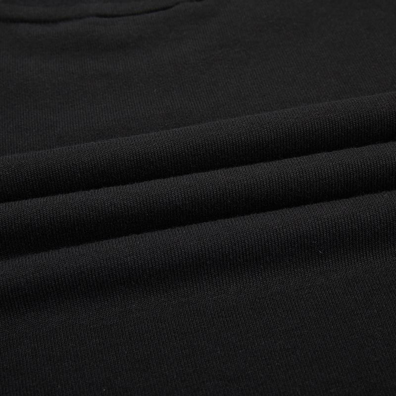 Nike Standard Issue Embroidered Logo Knit Sport Crewneck Sweatshirt Women Tops Black DD9256-010