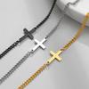 Edelstahl Kreuz Religiös Christlich Armband Armband Schmuck, Wasserdicht Nie Verblassend Schmuck Geschenke für Ihn