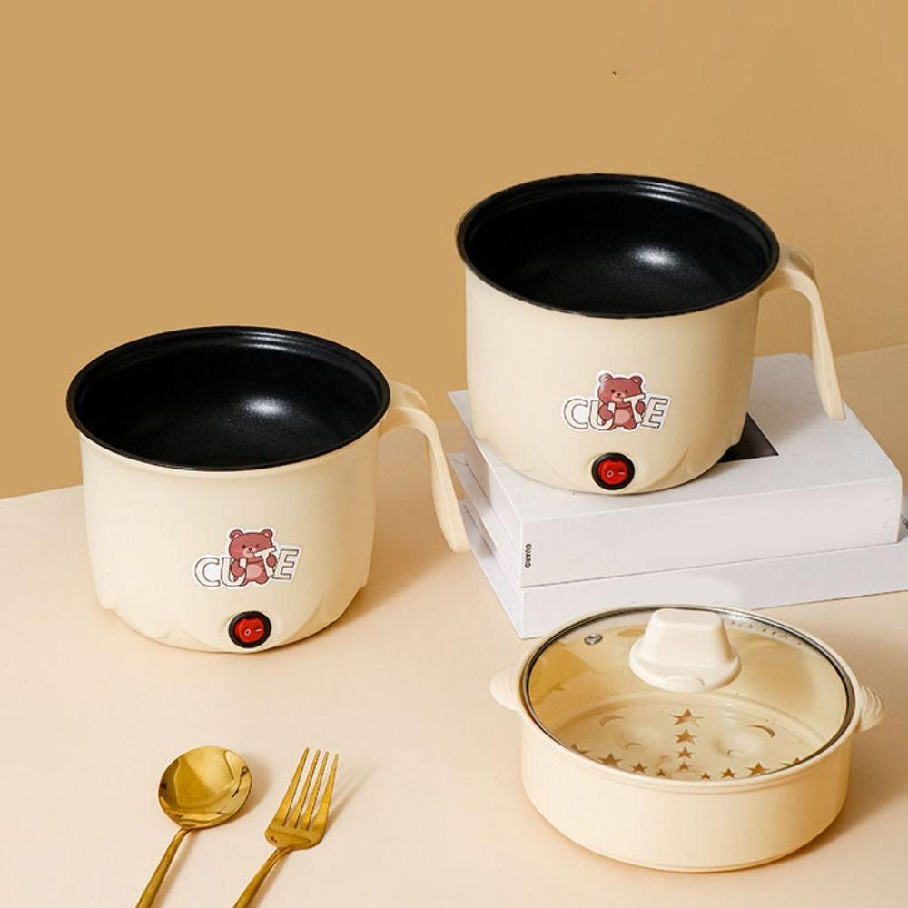 Anti Scalding Non-stick Electric Cooker Dry Boil Protection Non-stick Hot Pot  Dormitory