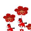 10 Pieces Happy Year Ceiling Decorations Spring Festival Decor with Tassels Hanging