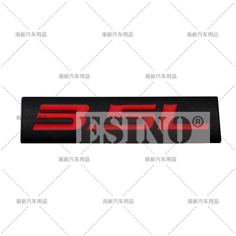 Styling Auto Emblema Adesivo 3D Metallo Cromo Lega di Zinco 3.0L 3.2L 3.5L 3.6L 3.7L 3.8L Accessorio Badge per Carrozzeria, Cofano, Parafango