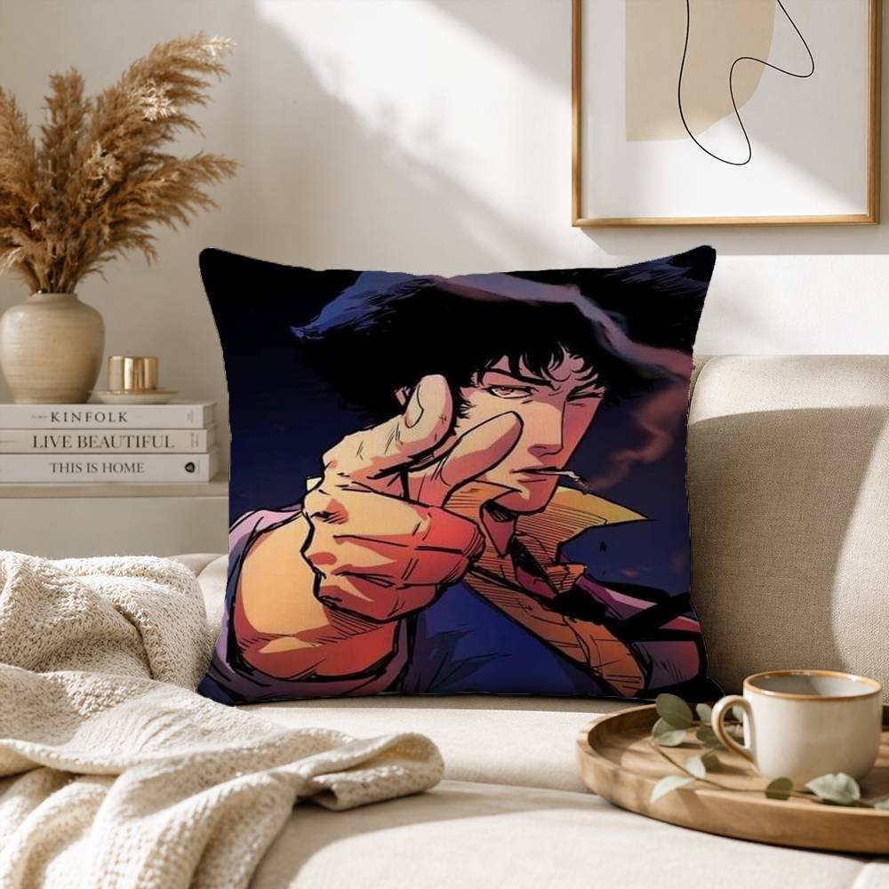 C-Cowboy S-Spike B-Bebop S-Spiegel-SS Pillow Case for Sofa Living Room Home office Decor Protective Cover