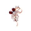 Fashion Zircon Women'S Suit Floral Corsage Simple Plant Pin Coat With Accessories Flower Brooch