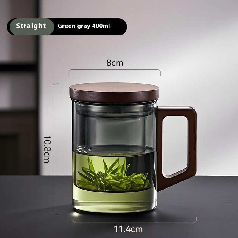 Gianxi Glass Tea Cup Tea Separationcup Personal Office With Handle Household High Temperature Resistance Scented Tea Water Cup