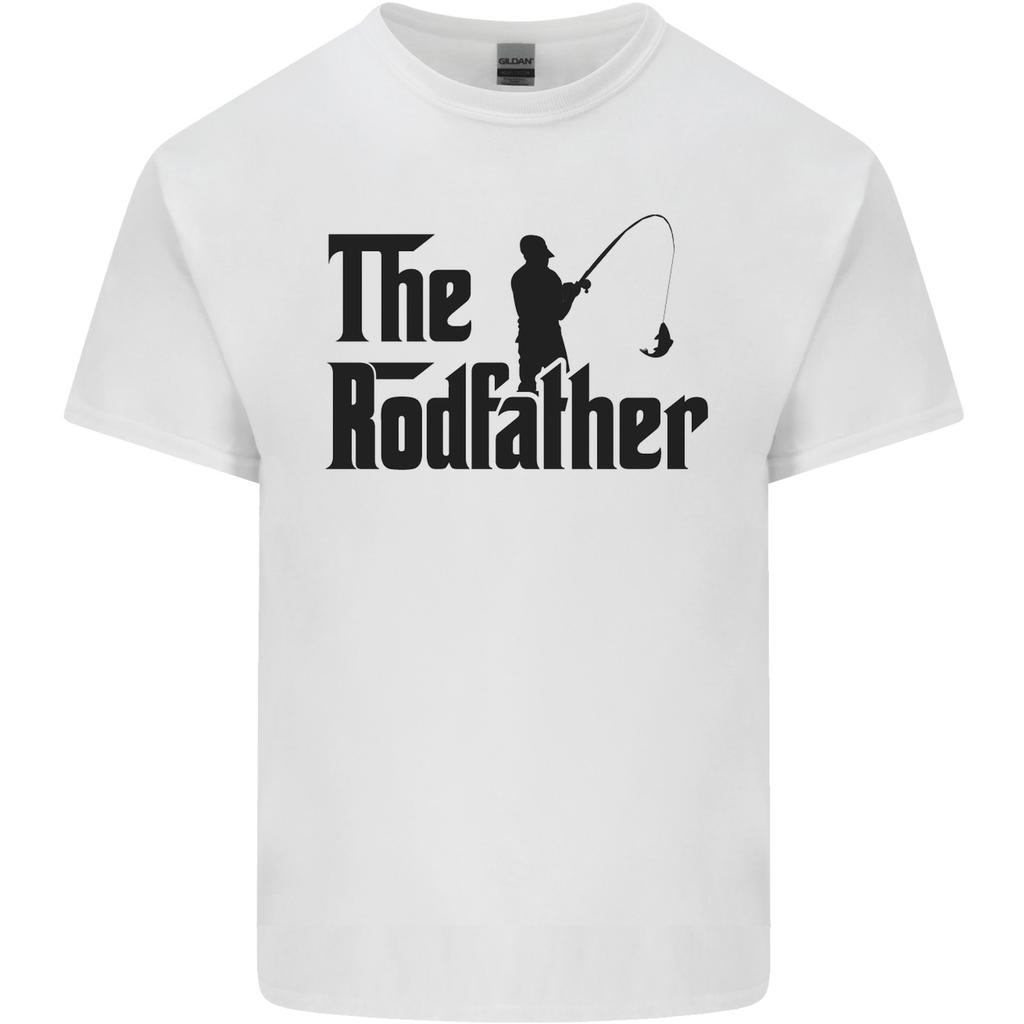 The Rodfather Funny Fishing Rod Father Unisexs Light Cotton TShirt