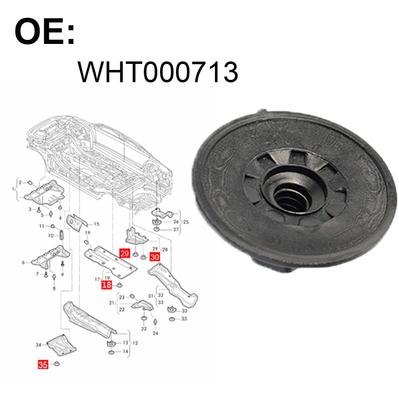 Matice podvozkových štítov Izolačný panel Upevňovacie klipy Pre VW Golf GTI Jetta Seat Skoda WHT000713