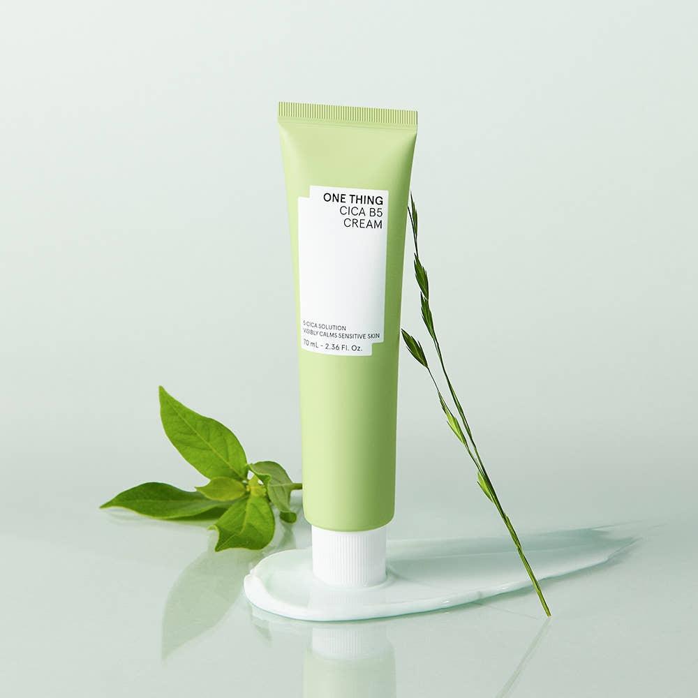 ONE THING Cica B5 Cream Soothing Hydrating 70ml + Mini Toner 30ml Set