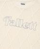 FALLETT Story Logo Argyle Summer Knit Ivory